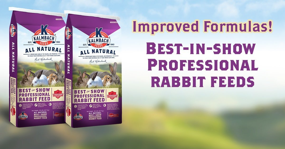 Our Best-In-Show Rabbit Feeds Have Improved!
