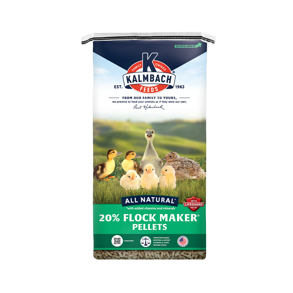 20% Flock Maker® (Pellet) – Kalmbach Feeds®