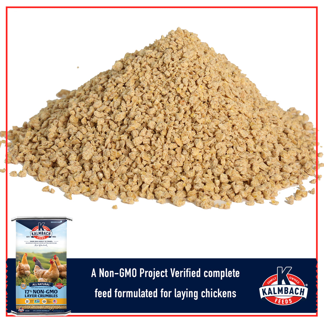 17% Layer Crumble (Non-GMO) for Chickens