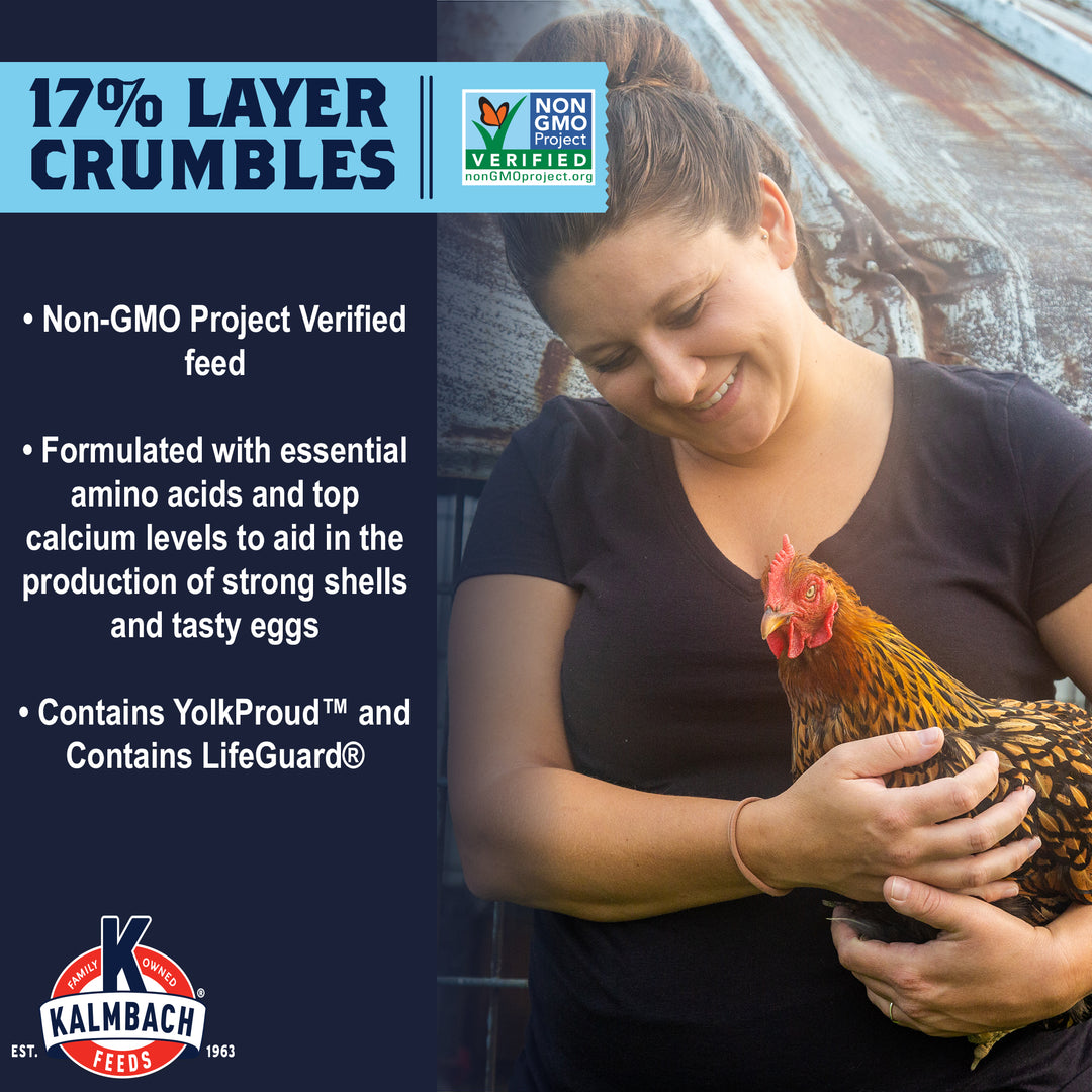 17% Layer Crumble (Non-GMO) for Chickens