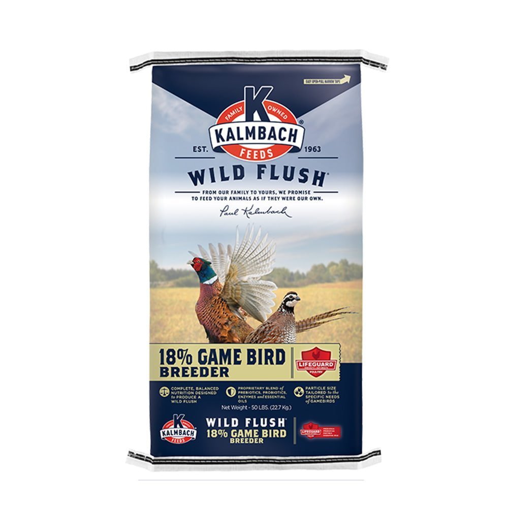 Wild Flush 18% Game Bird Breeder – Kalmbach Feeds®