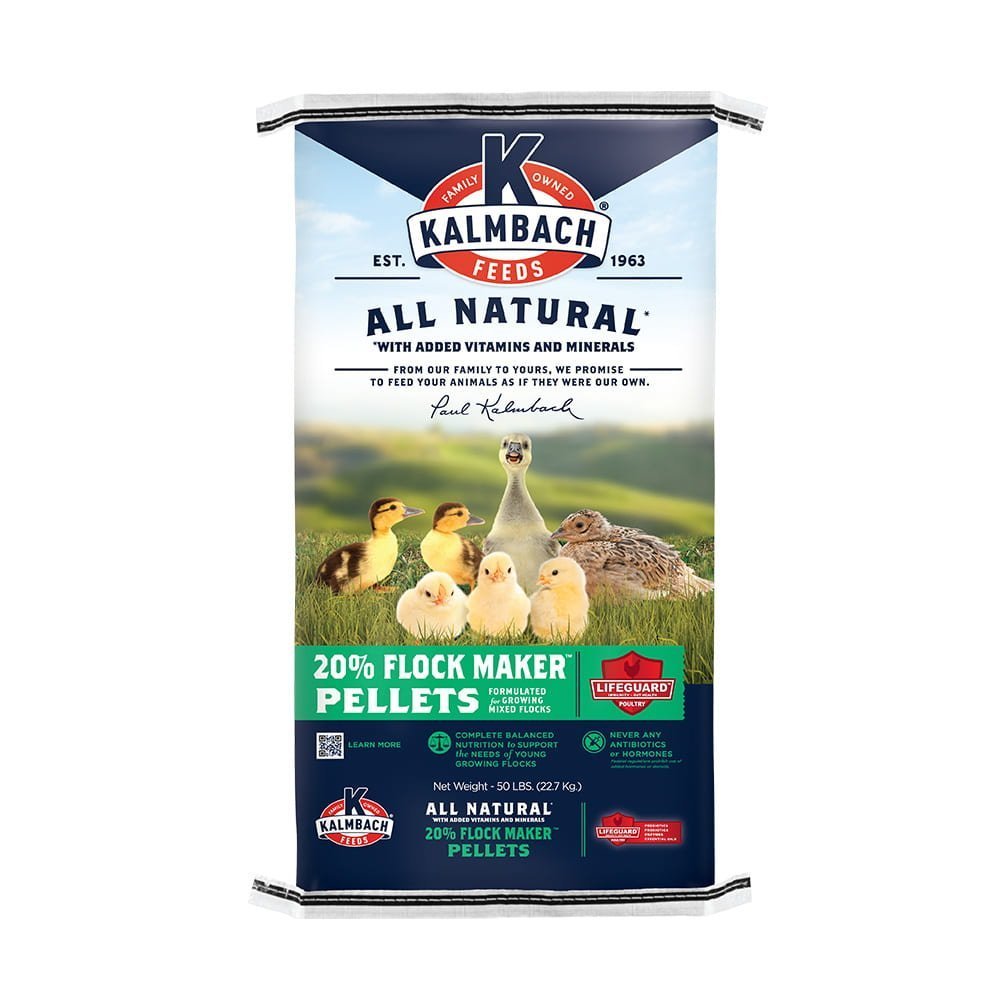 20% Flock Maker® (Pellet) – Kalmbach Feeds®
