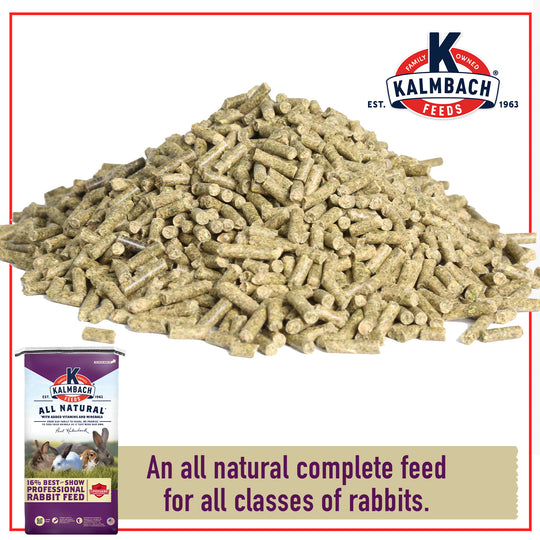 16% Best-in-Show Rabbit Pellet – Kalmbach Feeds®