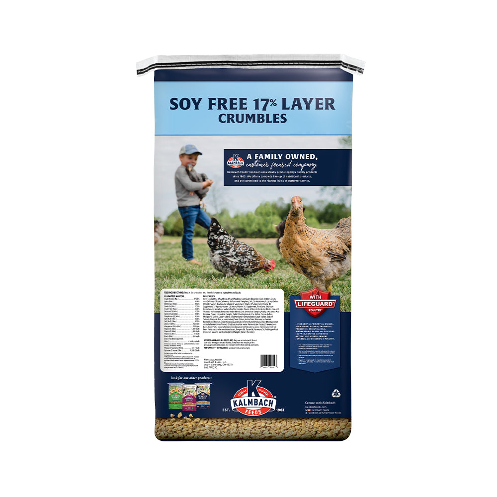 17% Soy-Free All Natural Layer Crumble
