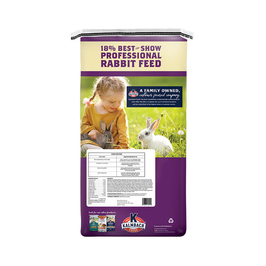18% Best-in-Show Rabbit Pellet – Kalmbach Feeds®