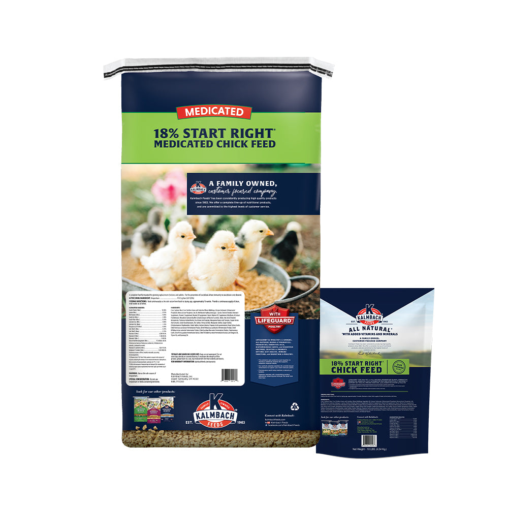 18% Start Right® Chick Feed (Medicated)