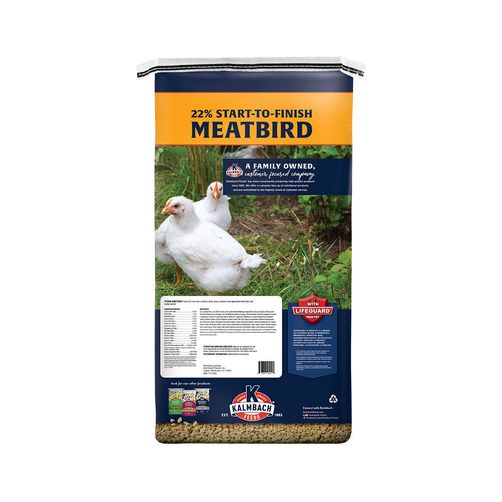 22% Start-To-Finish Meatbird Feed