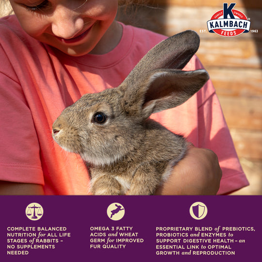 18% Best-in-Show Rabbit Pellet – Kalmbach Feeds®