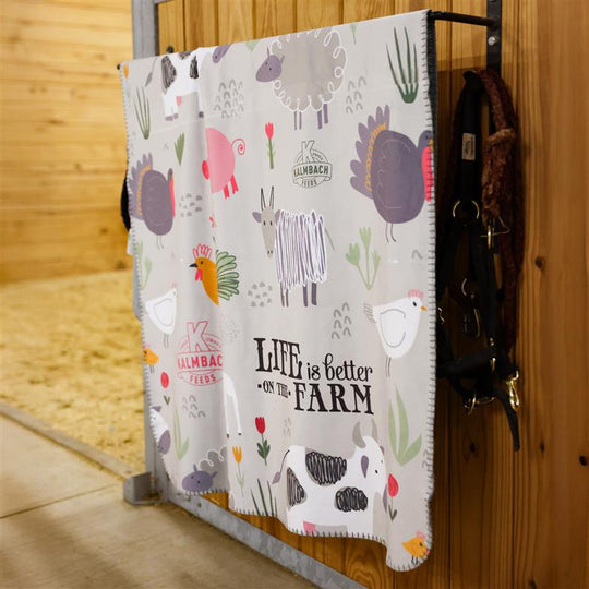 Life is Better on the Farm Blanket