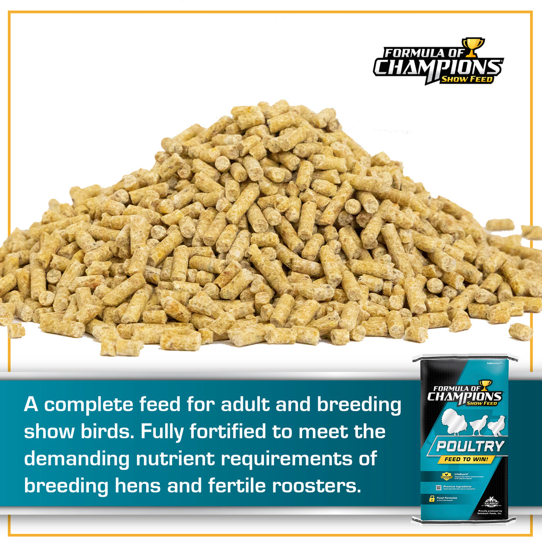 Fancy & Feathered® Feed for Show Birds