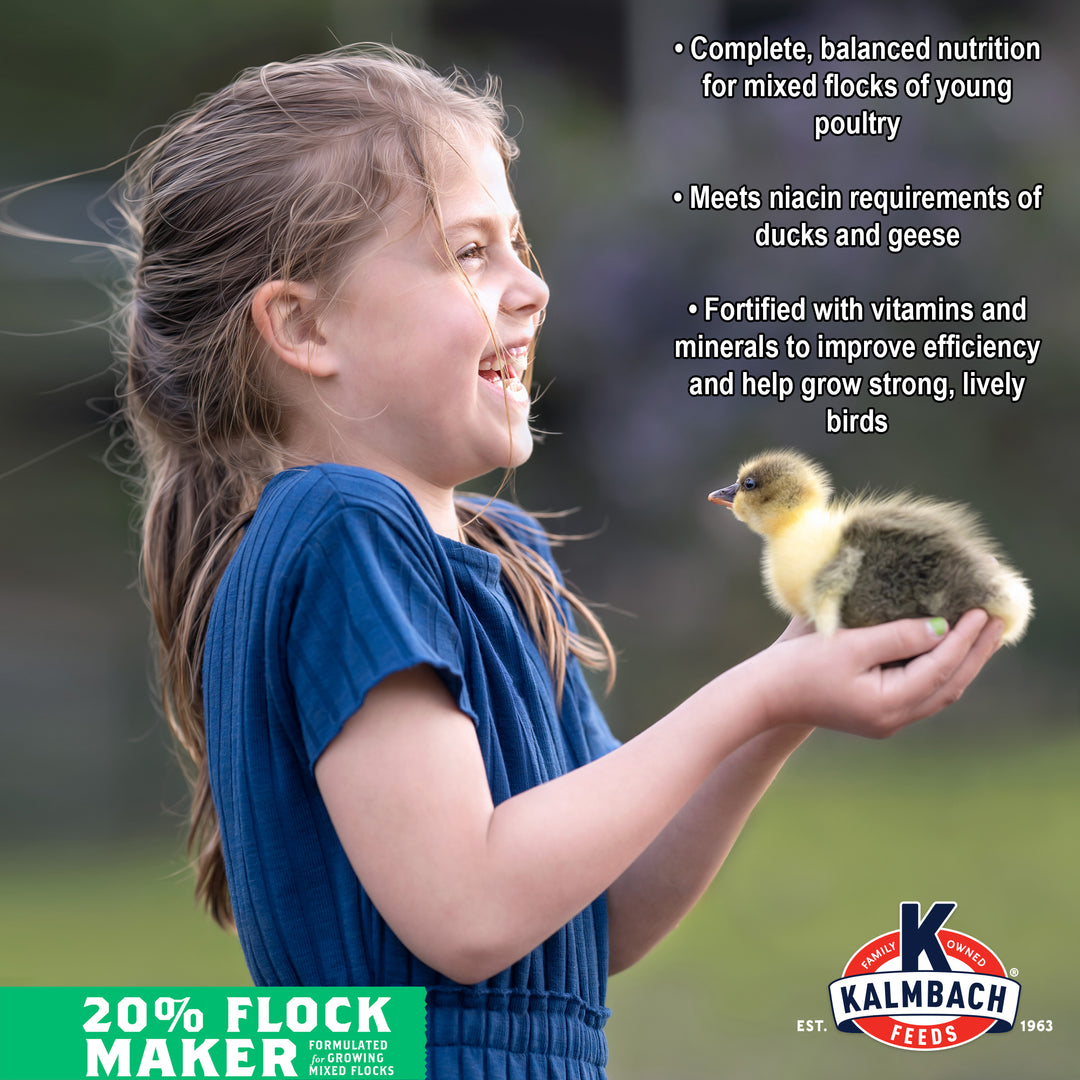 20% Flock Maker® (Non-GMO Crumble)