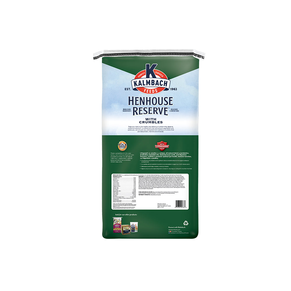 Henhouse Reserve® with Crumbles for Chickens and Poultry