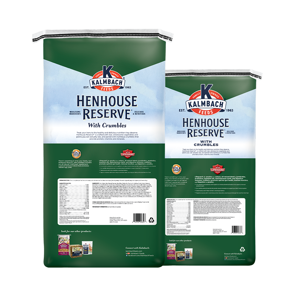 Henhouse Reserve® with Crumbles for Chickens and Poultry