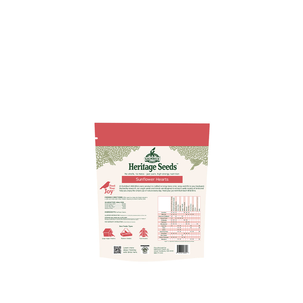 Heritage Seeds Sunflower Hearts