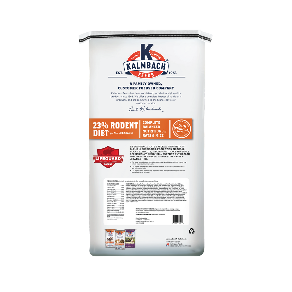 Kalmbach 23% Rodent Diet