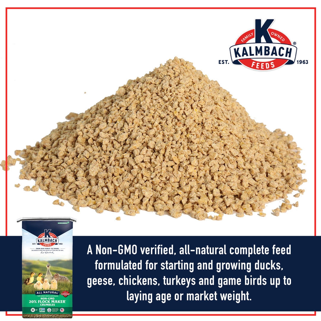 20% Flock Maker® (Non-GMO Crumble)