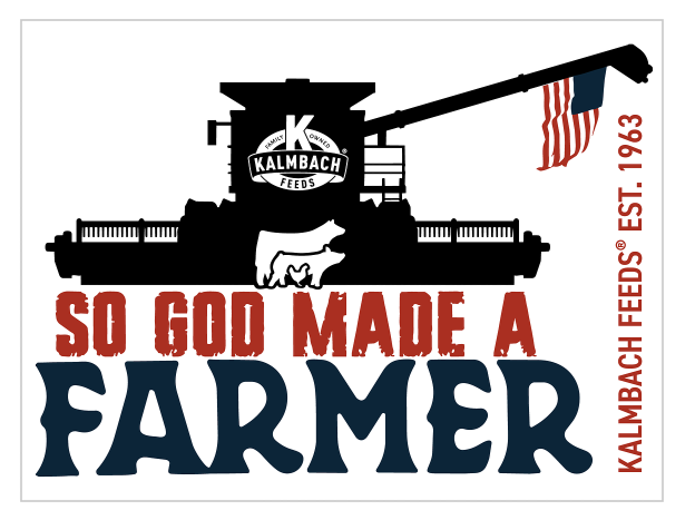 Kalmbach Collection So God Made A Farmer Sticker