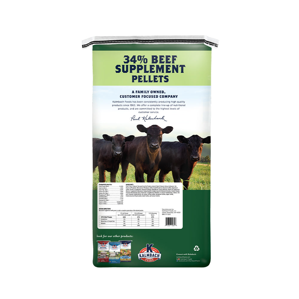 34% All Natural Beef Supplement