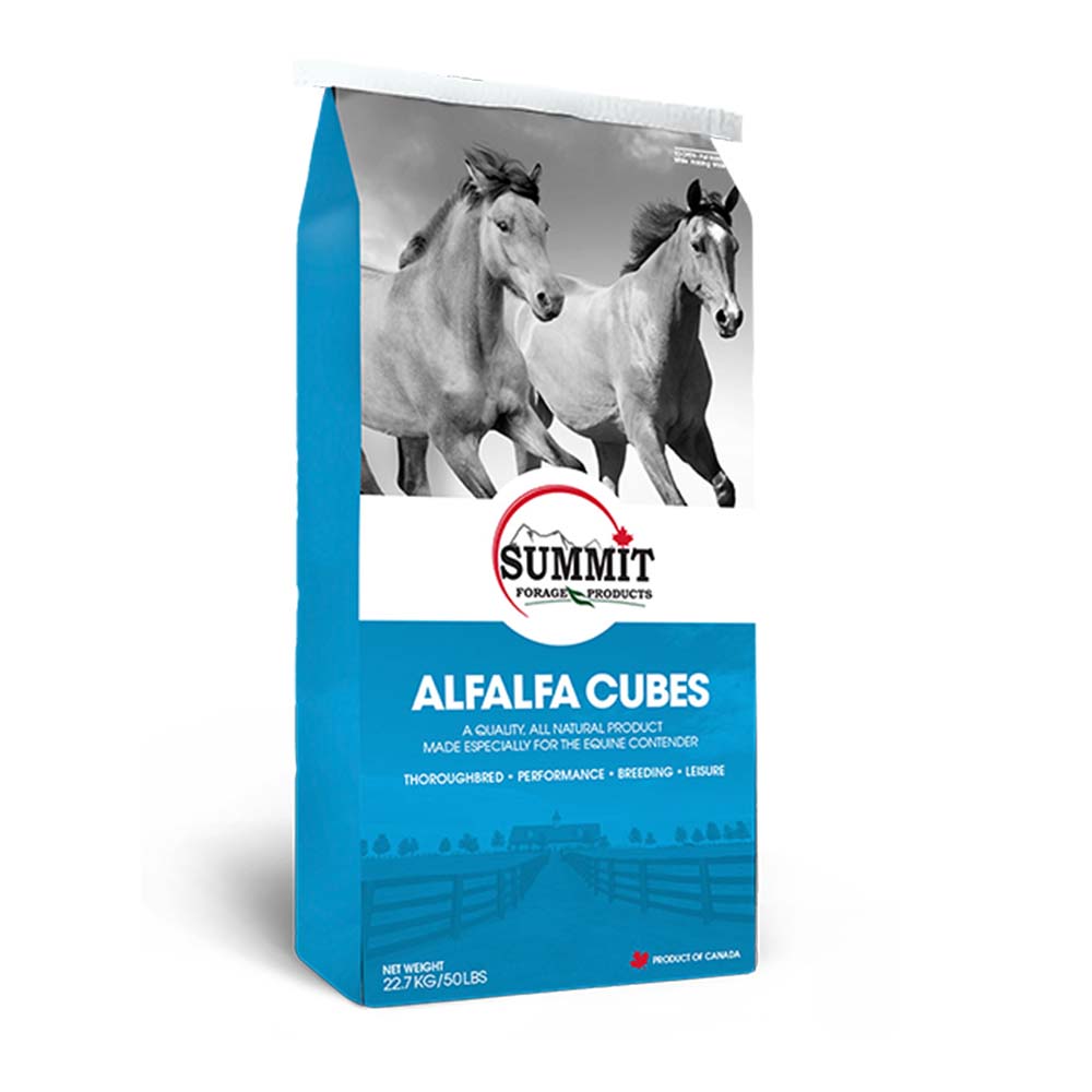 Summit Alfalfa Forage Cubes Equine Feed