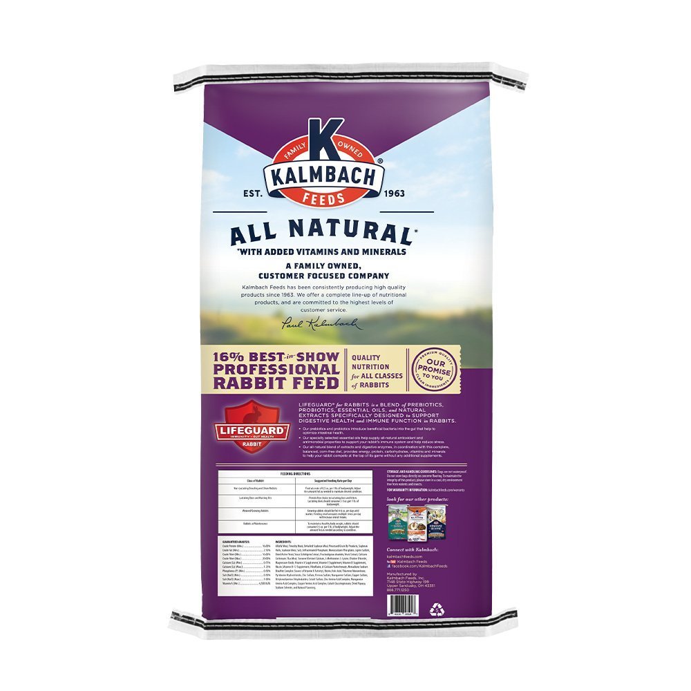 16% Best-in-Show Rabbit Feed – Kalmbach Feeds®