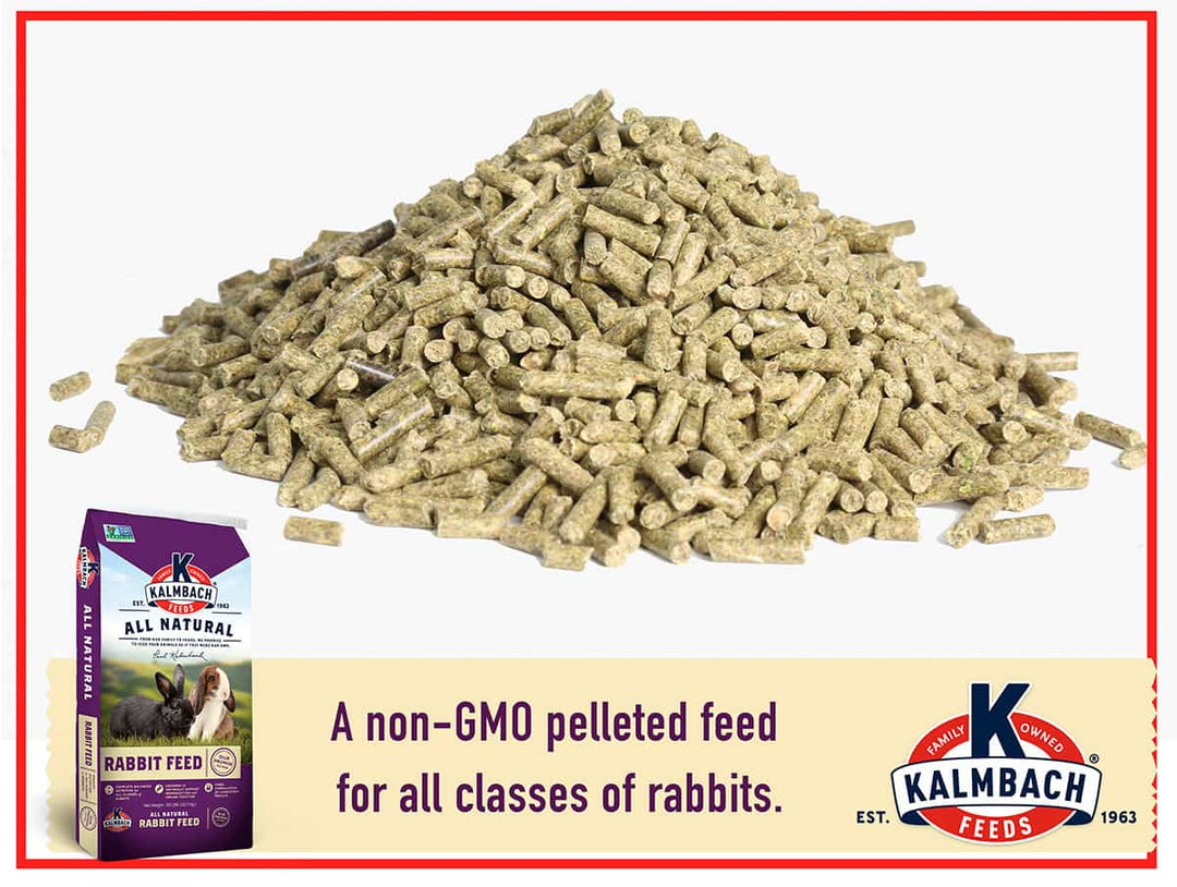 Kalmbach Non-GMO 16% Rabbit Pellet – Kalmbach Feeds®