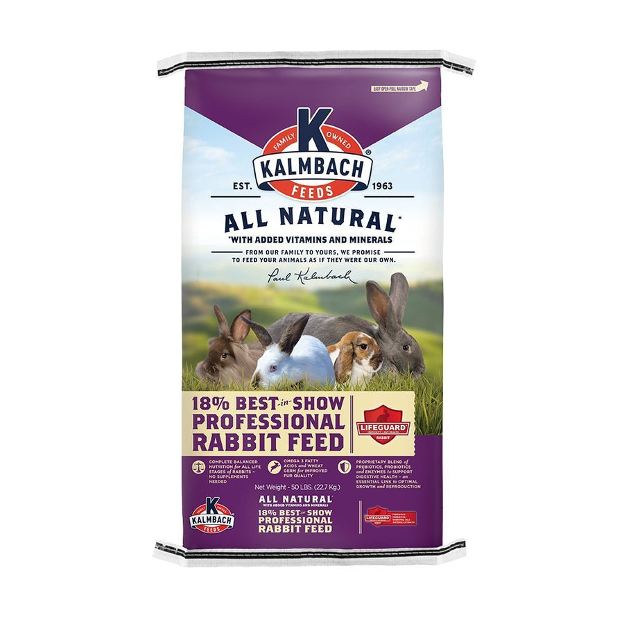 18% Best-in-Show Rabbit Feed – Kalmbach Feeds®