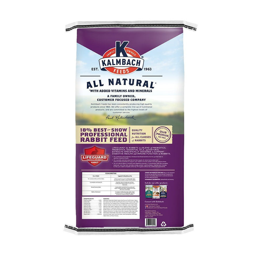 18% Best-in-Show Rabbit Feed – Kalmbach Feeds®