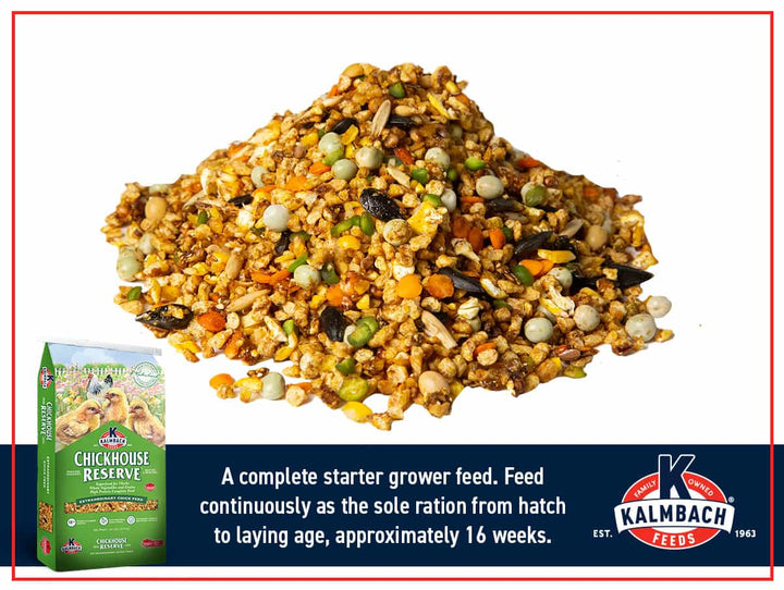 Chickhouse Reserve® Textured Feed for Chicks | Kalmbach® – Kalmbach Feeds®